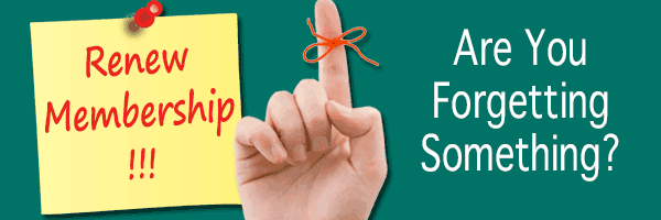 Renew Your Membership Today!