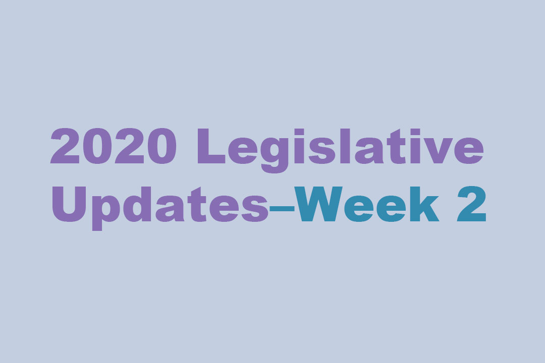 2020 Legislative Updates, Week 2